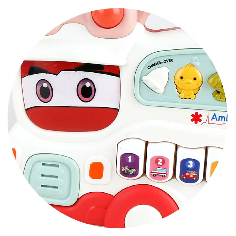Ambulance New ECO Friendly Musical Plastic Toy Electronic Keyboard Toys