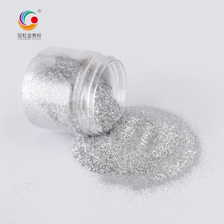 GH6100 High Quality High-temperature Resistant 250 Degrees Silver Aluminum Glitter for Injection