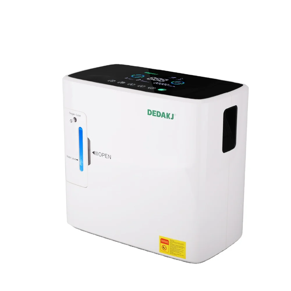 Оборудование для физиотерапии, портативный кислородный концентратор кислорода на 1 л, концентратор оксигена de1s с большим светодиодным дисплеем