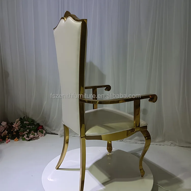Factory Price Unique Appearance Stainless Steel Chair Wedding Furnitures for Wholesale