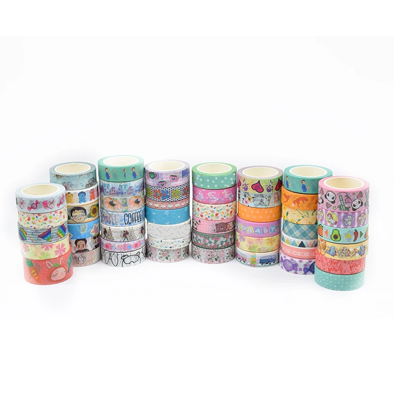 Star bucks coffee cup Colorful Custom Printed Washi Tape Decorative MaskingTapes For Boxing Masking