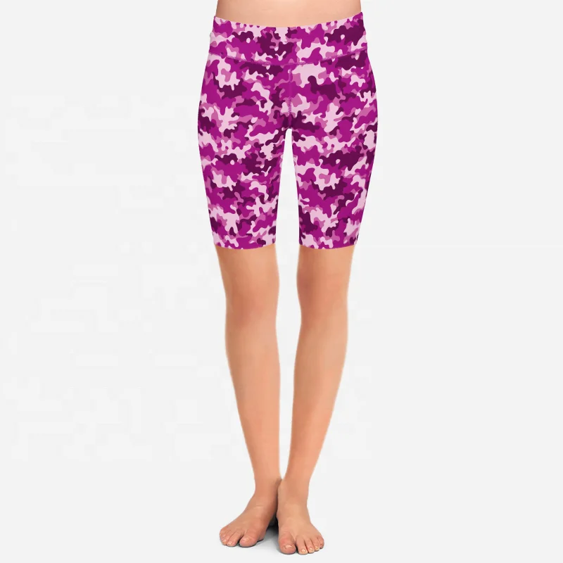 2021 custom Camo printing bike shorts High Waisted Mountain Bike Cycling Shorts With Logo