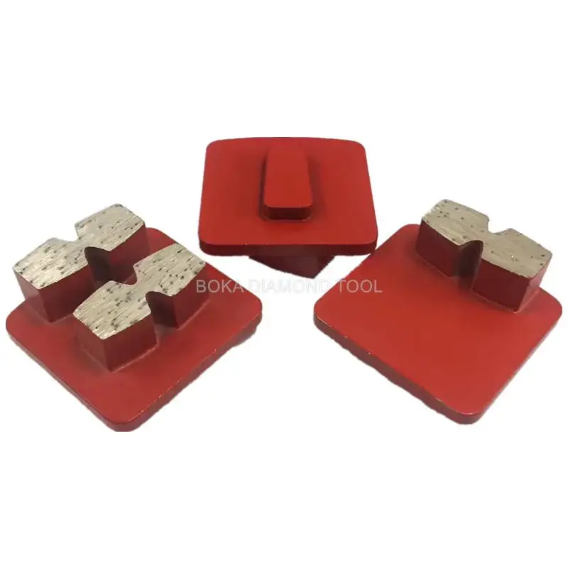 Redi lock diamond segment abrasive tools diamond concrete grinding block for Husqvarn floor grinder machine