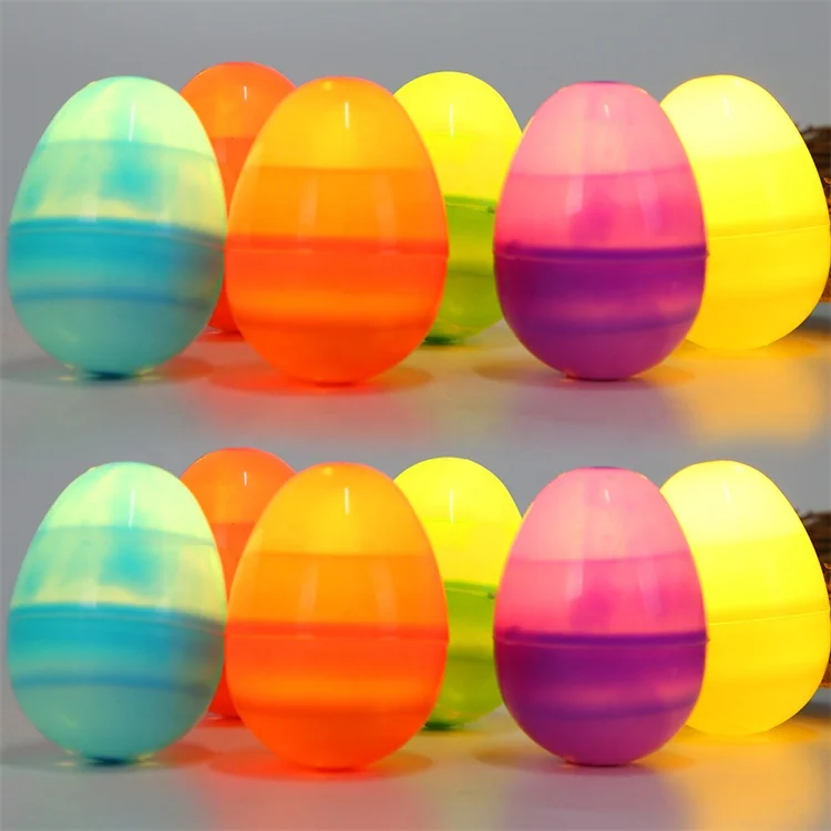 Factory direct supply new light Easter eggs  party decoration children LED Easter egg DIY  jumbo Easter eggs