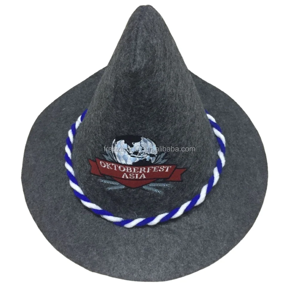 wholesale Grey Bavarian Oktoberfest Hat