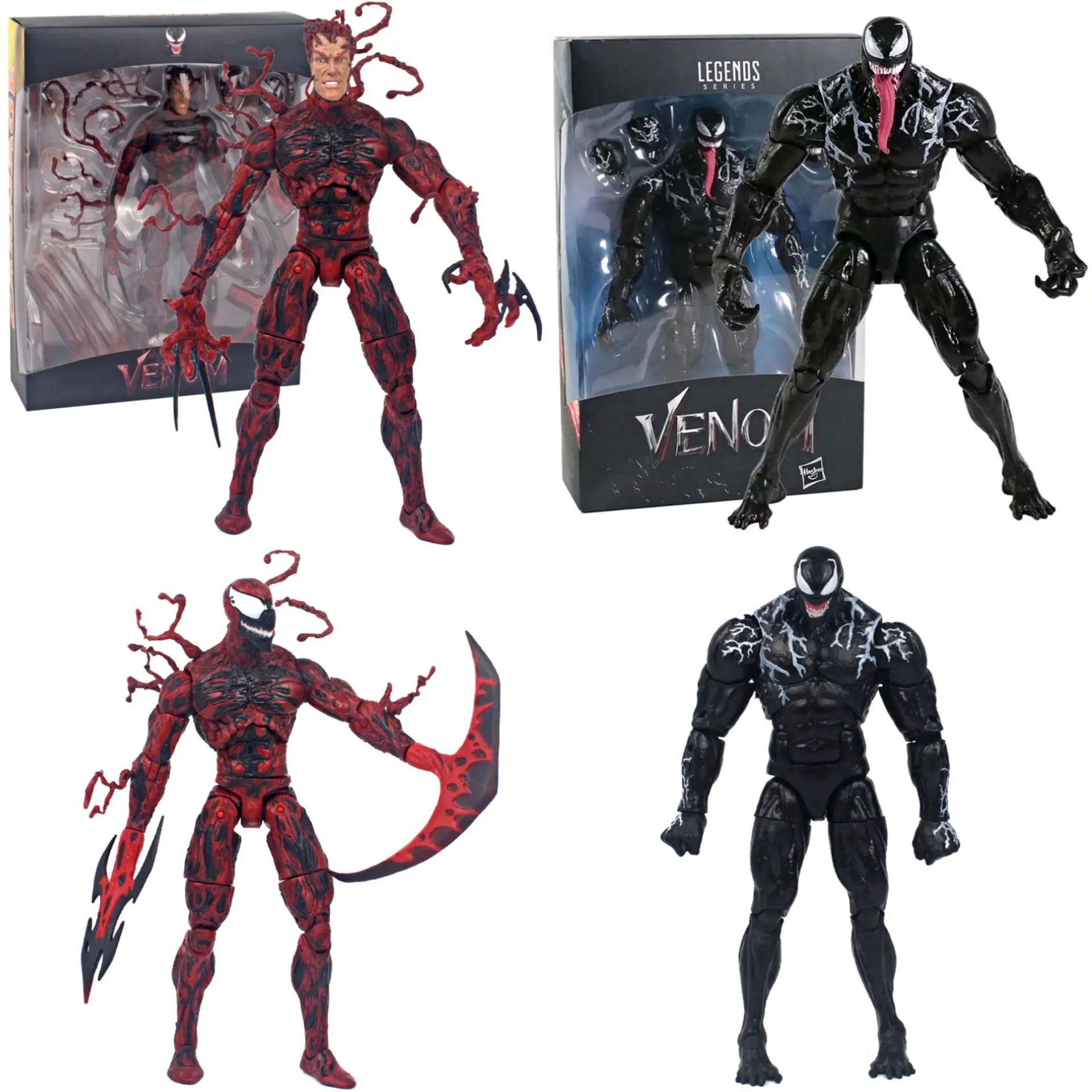 OEM venom фигурку сменные части легенды серии «Человек-паук»; 7-дюймовый яд фигурка Коллекционная модель игрушка