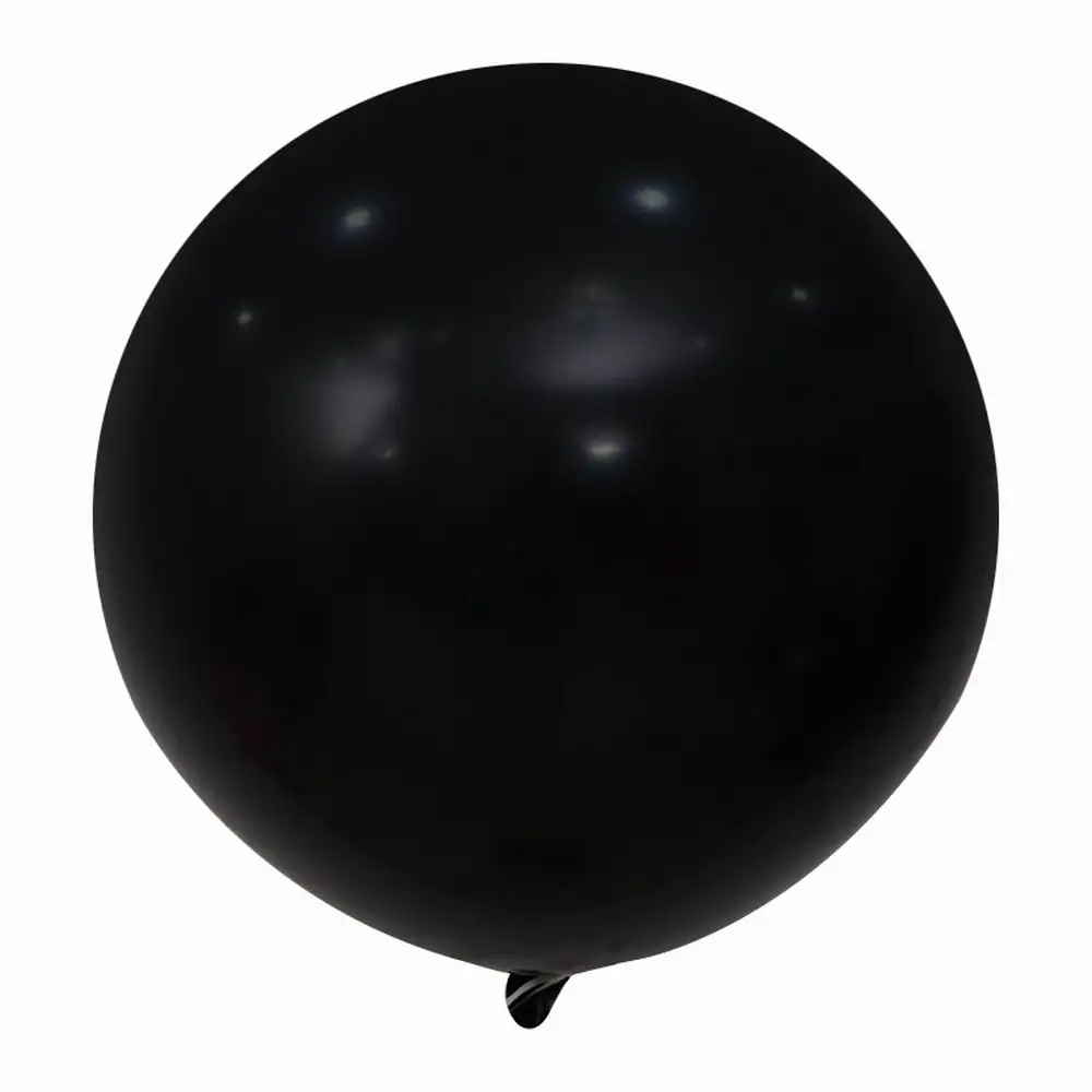 Black Round Latex Balloons 36 Inches Wedding Decoration Helium Big Large Giant Balloons Birthday Party Decor Inflatable Air Ball