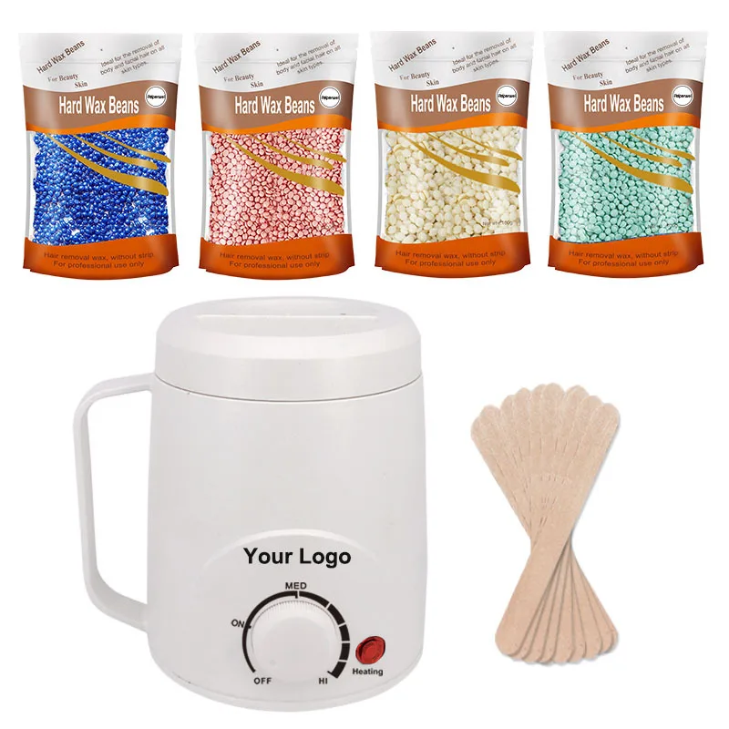 Оптовая продажа частная этикетка 200 куб. См восковой нагреватель профессиональный набор для удаления