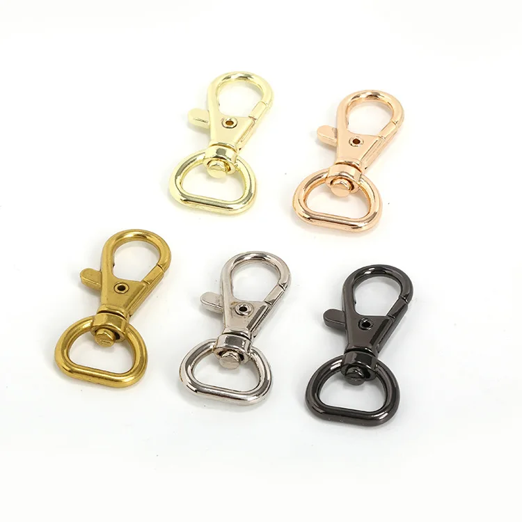 Swivel Clasp Claw Dog Collar Hook Lobster Strap Clip Purse Handbag Key Ring Webbing Keychain Hardware