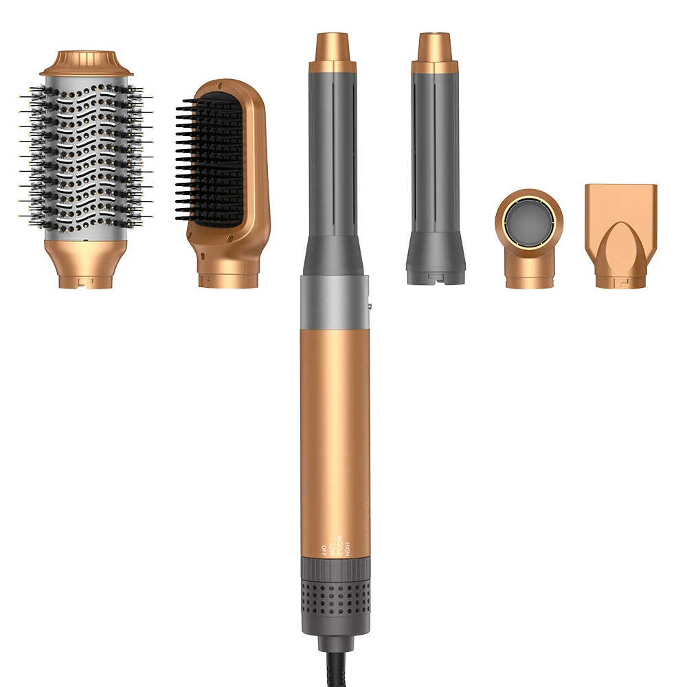 Cepillo hair dryer Brush Air Wrap Hair Styler Hot Air Curling Iron 1000W Multifunctional Hair Styling Tool 6 in 1 Multi Styler