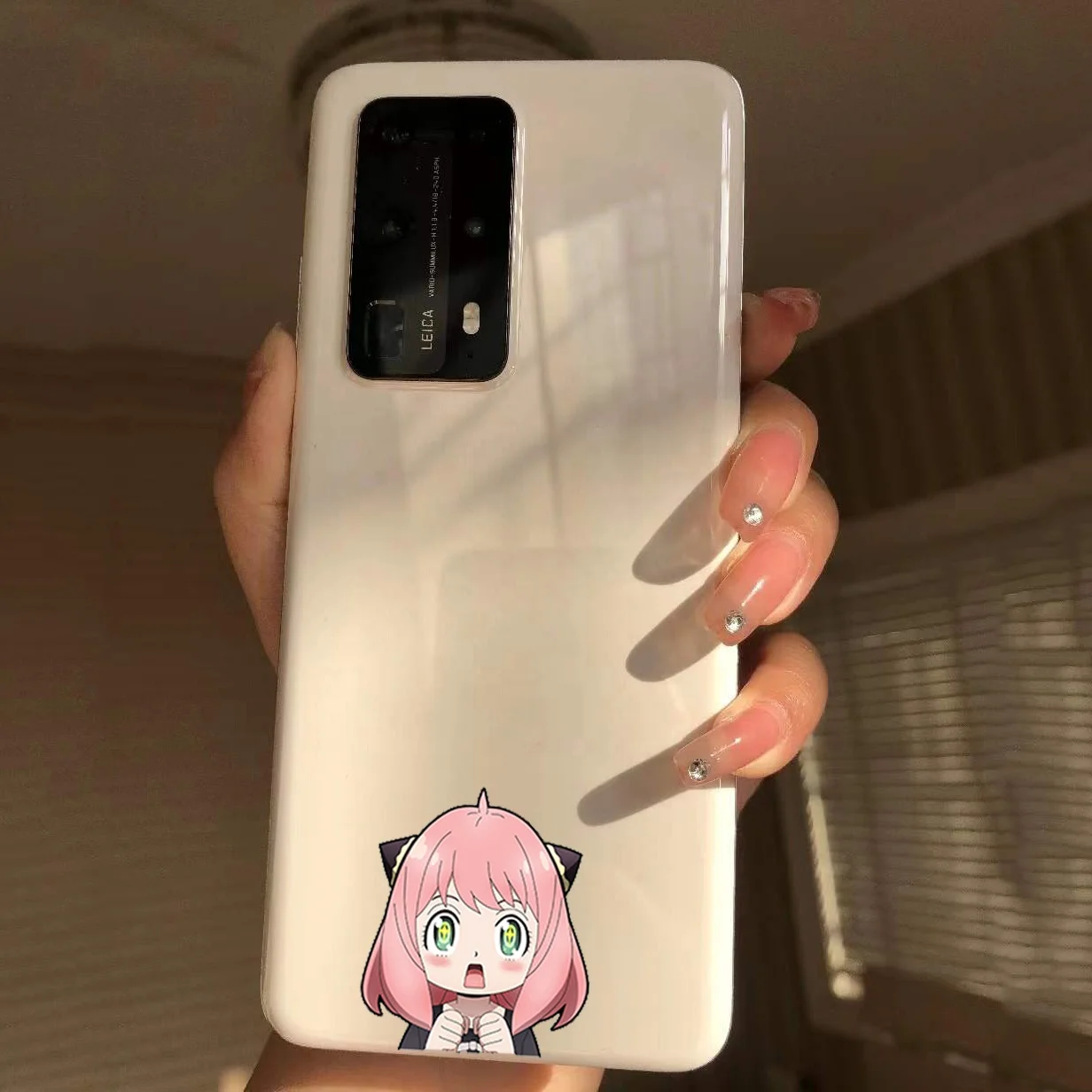 Newest Anime Design Spyxfamily 3D Motion Stickers Character Aniya Changing Phone Stickers Computer Pencil Case manga Decor