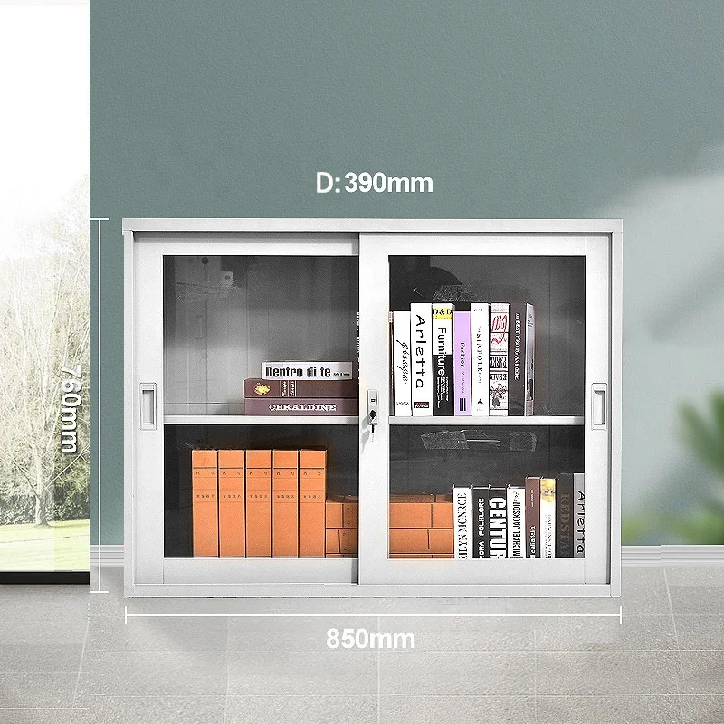 Customized Modern Design Durable Filing Cabinet 2 Door Office Metal Steel File Storage Cabinet