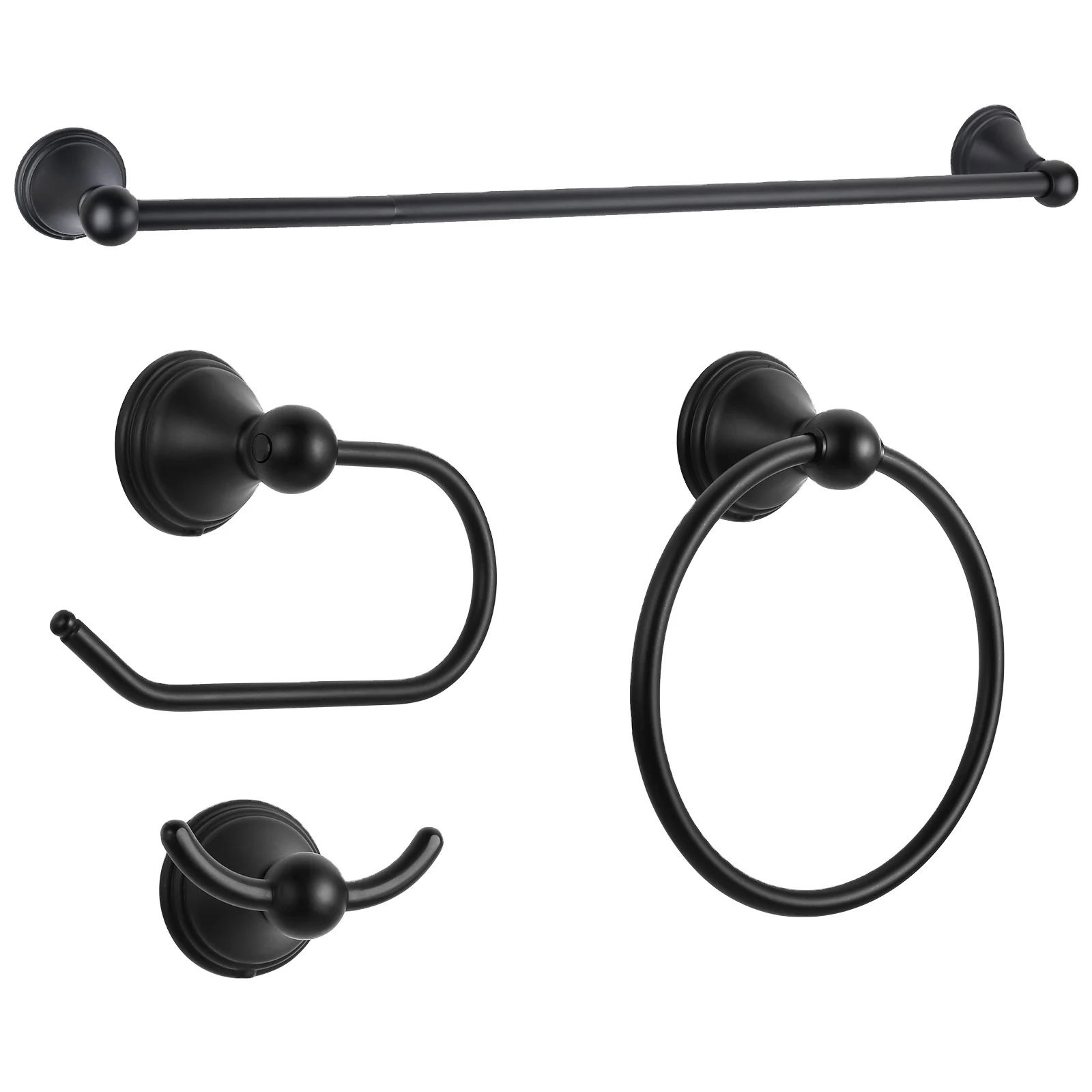 Filta Hot Selling Bathroom Toilet Accessories Set Towel Hooks Ring Towel Bar for Bathroom  Wall Mounted Toilet Paper Holder
