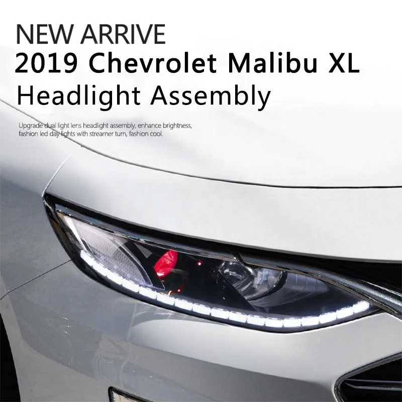 High Quality 2019 Chevrolet-Malibu-XL LED Headlight Assembly with High Brightness LED Chip Easy Install LED Headlight