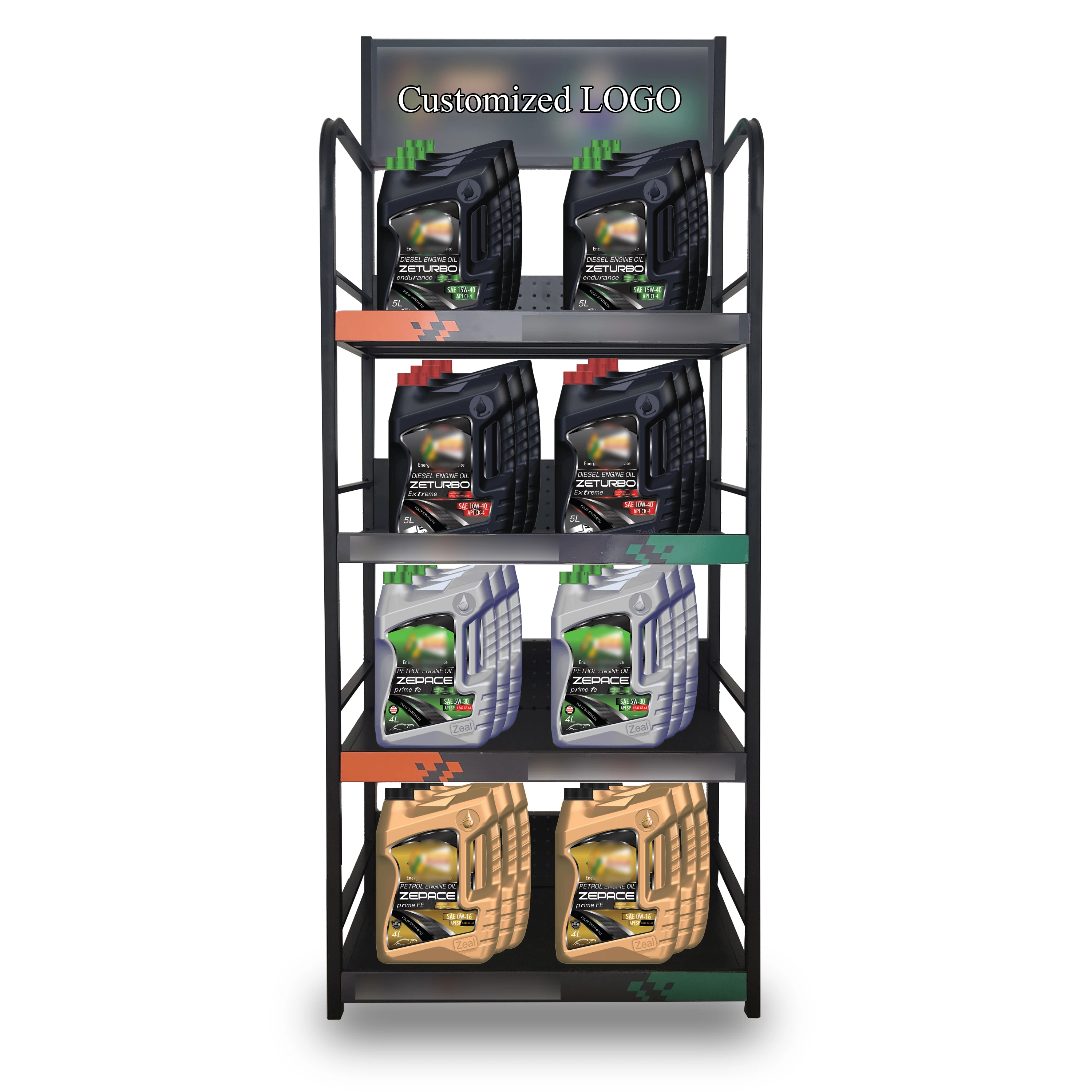 Wholesale Price Lubricants Oil Display Racks Engine Oil Display Stands Motor Oil Display Racks For Sale