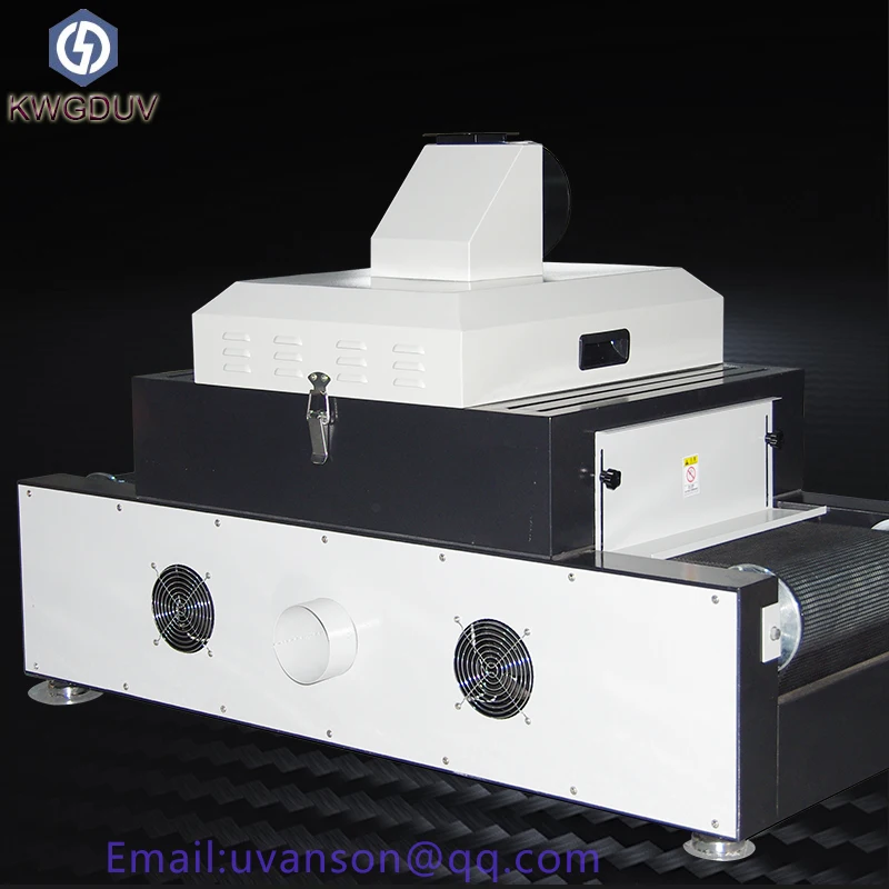  KW300-2 Настольный UV бетонополивочная машина УФ отверждения клея оборудование ультрафиолетового света масла барабан аппарат настройки шоковой