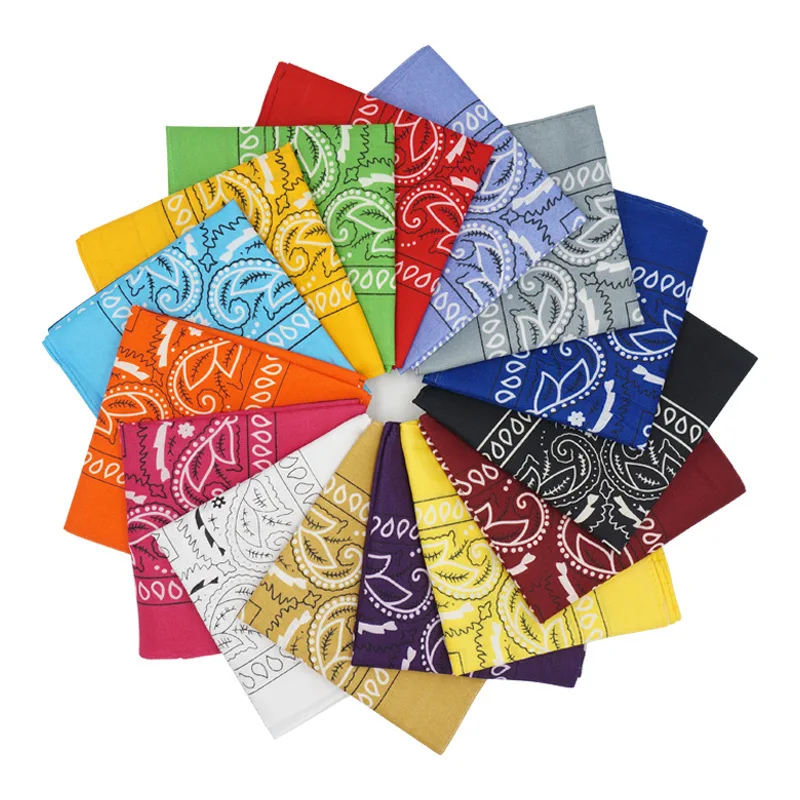 High Quality Multi Function Sublimation Printing Magic Cotton Square Face Headwear Bandana Headband with Custom Logo