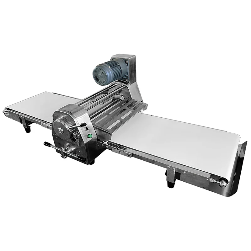 Professional Electric Folding Dough Sheeter Machine Table Top Dough Sheeter