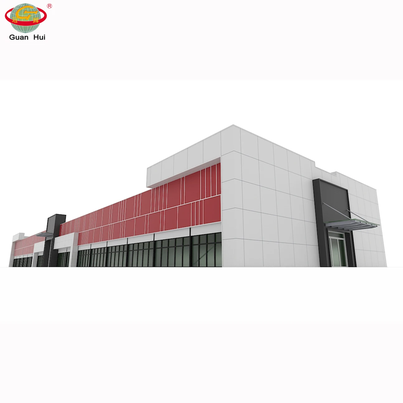 
Heavy duty prefabricated school building warehouse 