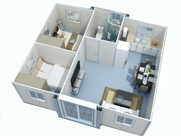 
ZY MgO SIPs+ structural heat insulation board +MgO sandwich board/XPS+ MgO with rebate/tongue-slot activity room 