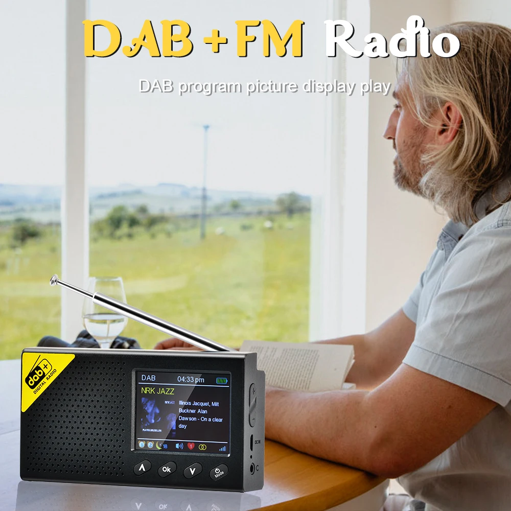 Портативный DAB /DAB + автоматический цифровой fm-радиоприемник