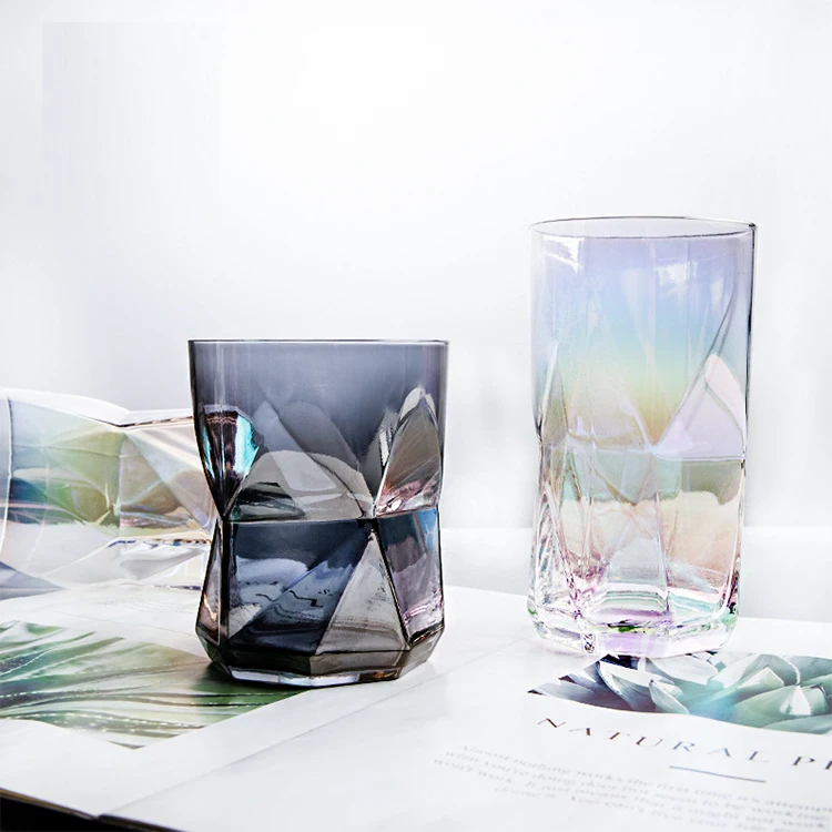 
Handmade Lead Free Custom Crystal Geometry Whisky Nosing Glasses Set 