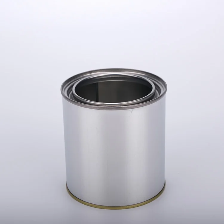 Wholesale 0.37L White Empty Metal Tin Pry Spray Paint Aerosol , Printing Ink Can With Pry Cover