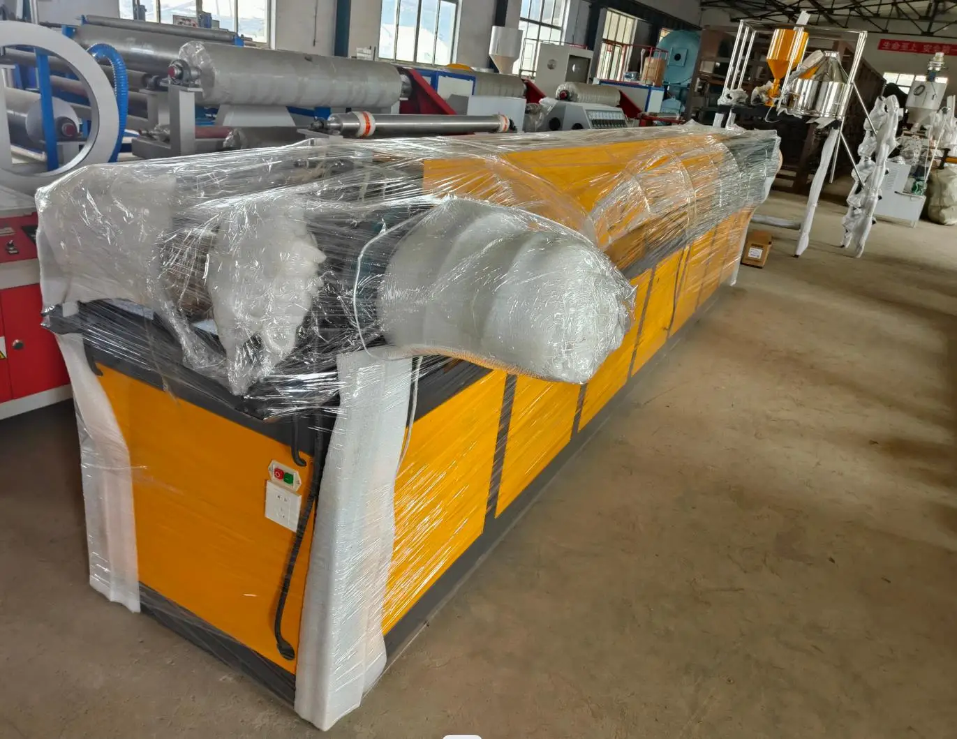 Hede Epe Foamed Mesh Net Plastic Extruder Forming Fruit Protect Making Machine  fruit foam net making machine epe net machine