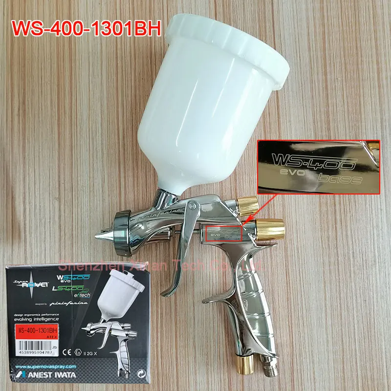 ORDER New Pistolet a Peinture Original Outdoor Anest Iwatas WS-400-1301BH Supernova 1.3mm With Cup WS400 basecoat spray gun