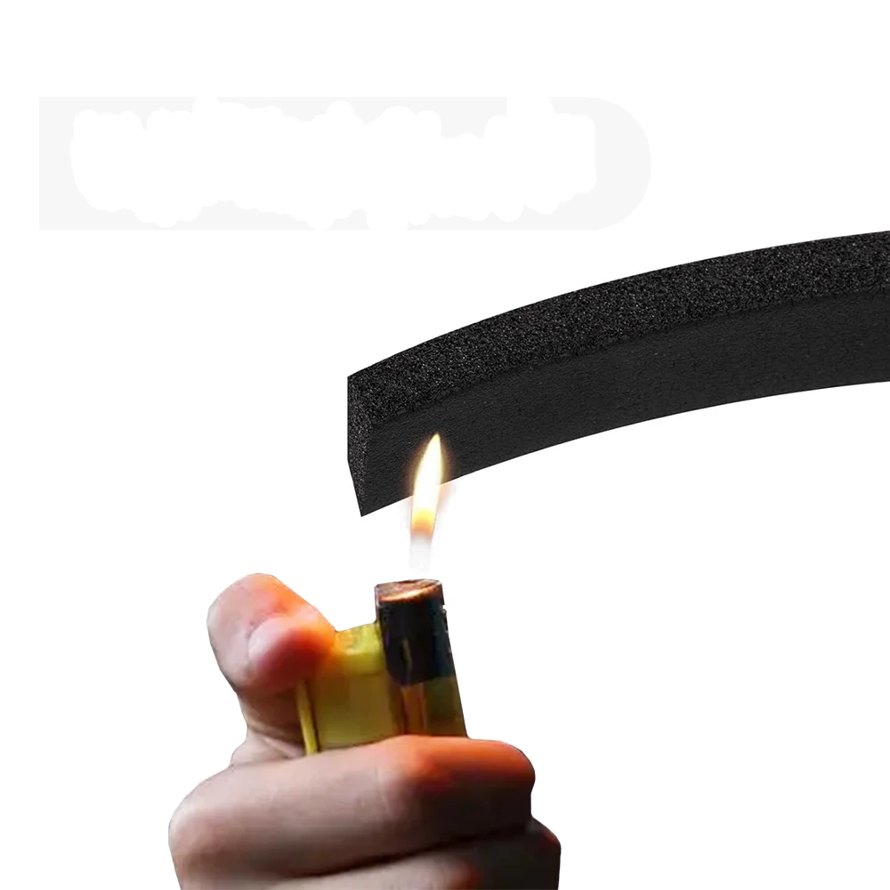 Medium Density PVC Single Sided Foam Tape Flame Resistant Duct Sealing Tape for Thermal Insulation Sealing Strips