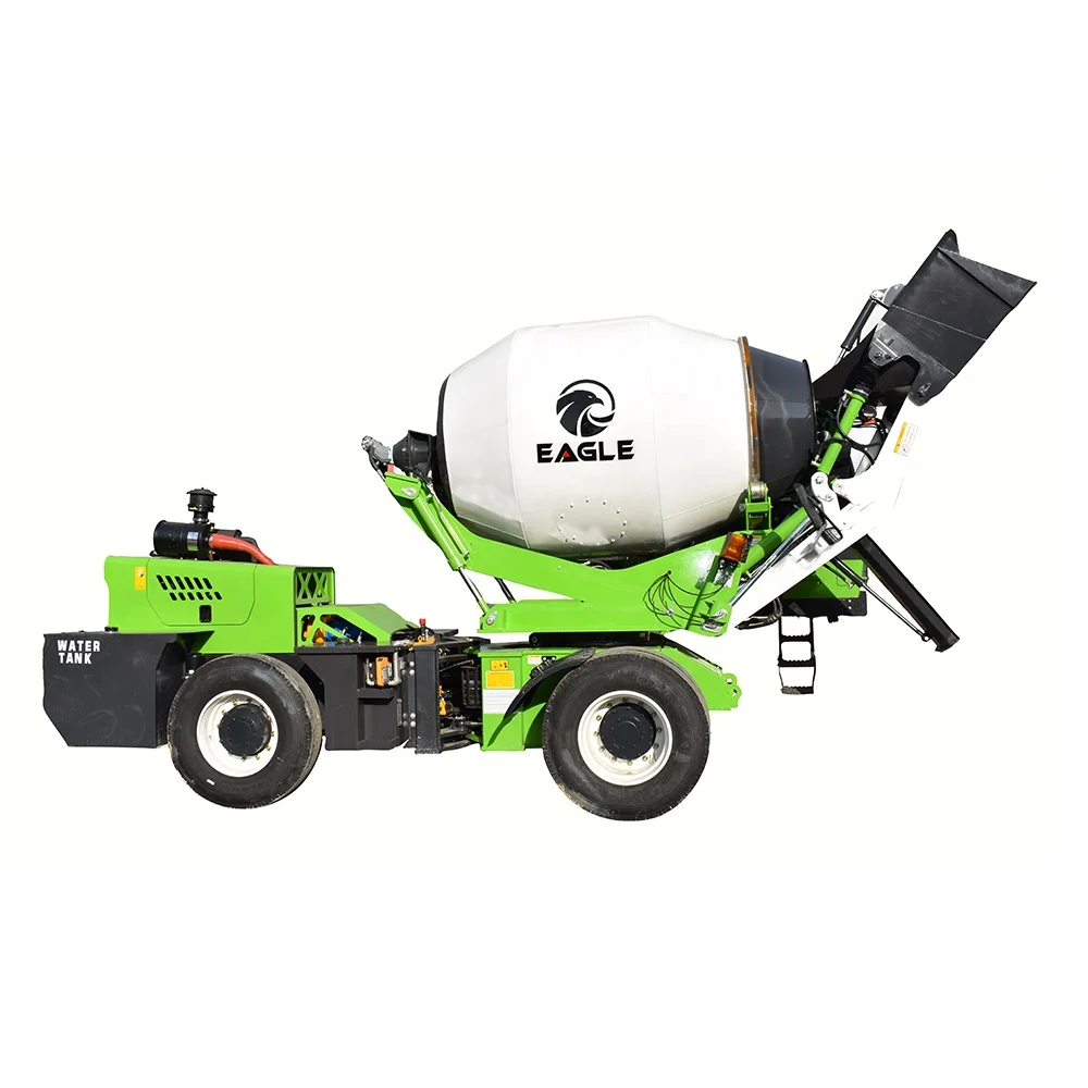 3.5M3  self-loading concrete mixer truck second hand self loading mobile concrete mixer