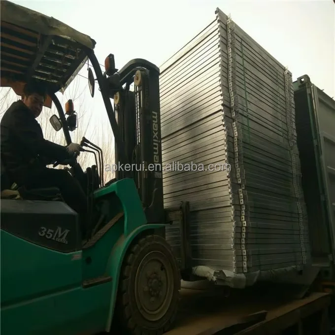 Heavy Duty Portable Horse  Fence 32mm Dra Square Pipe Railing Gate 4/5/6 Rails Corral Fence Panel Cattle Field Fence