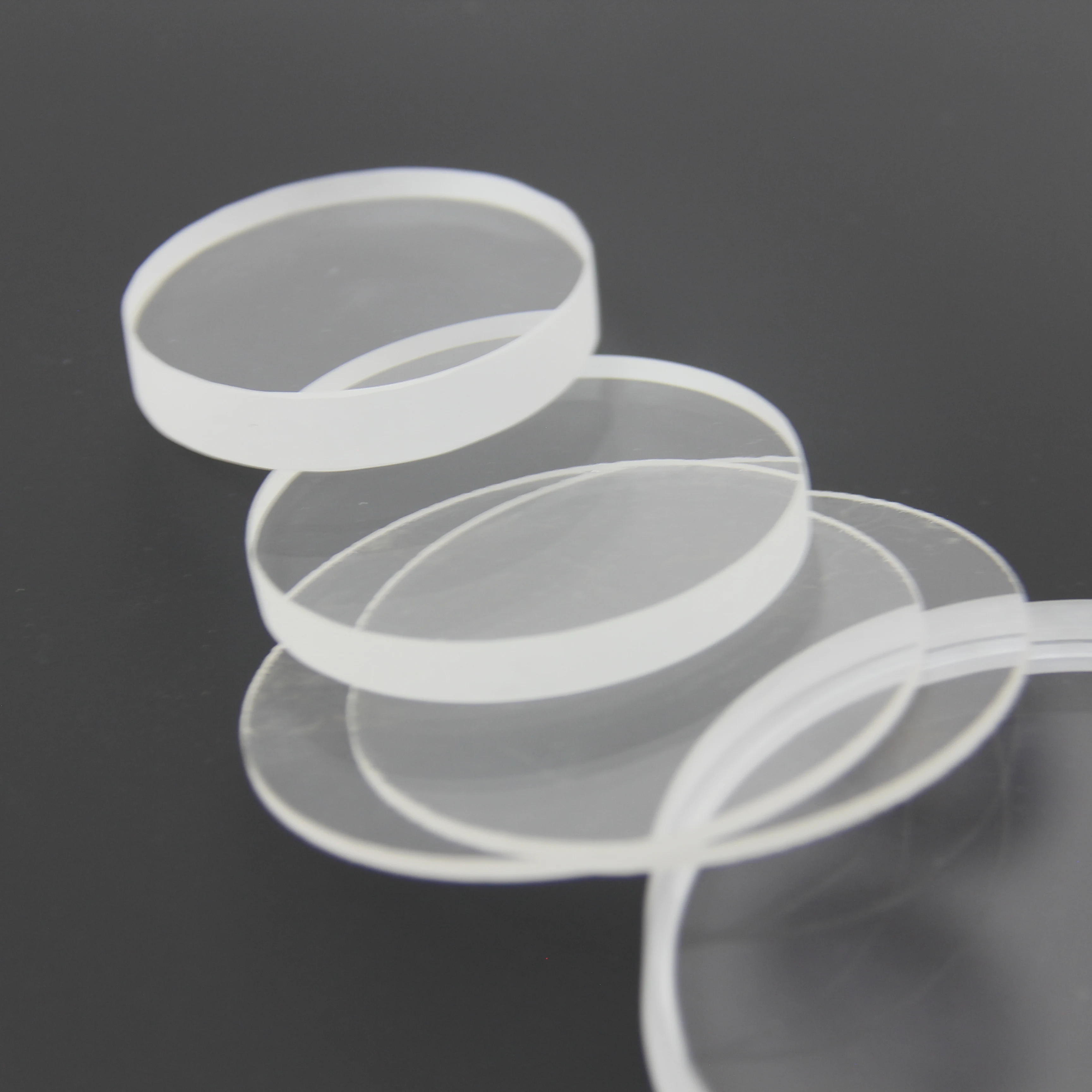 Quartz Glass Plate Oem Size Clear Glass Plates Round Fused Silica Quartz Glass Disc