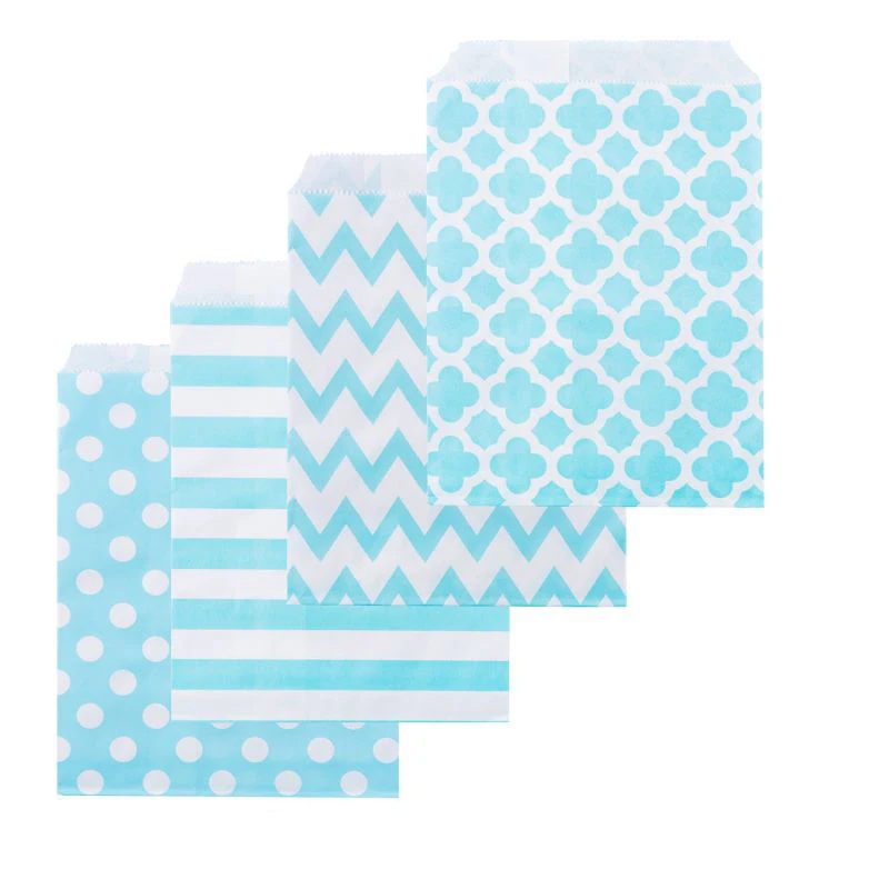 Greaseproof Kraft Paper Bags Food Grade French Fries Paper Bags Fast Food Packaging Bag For Restaurant