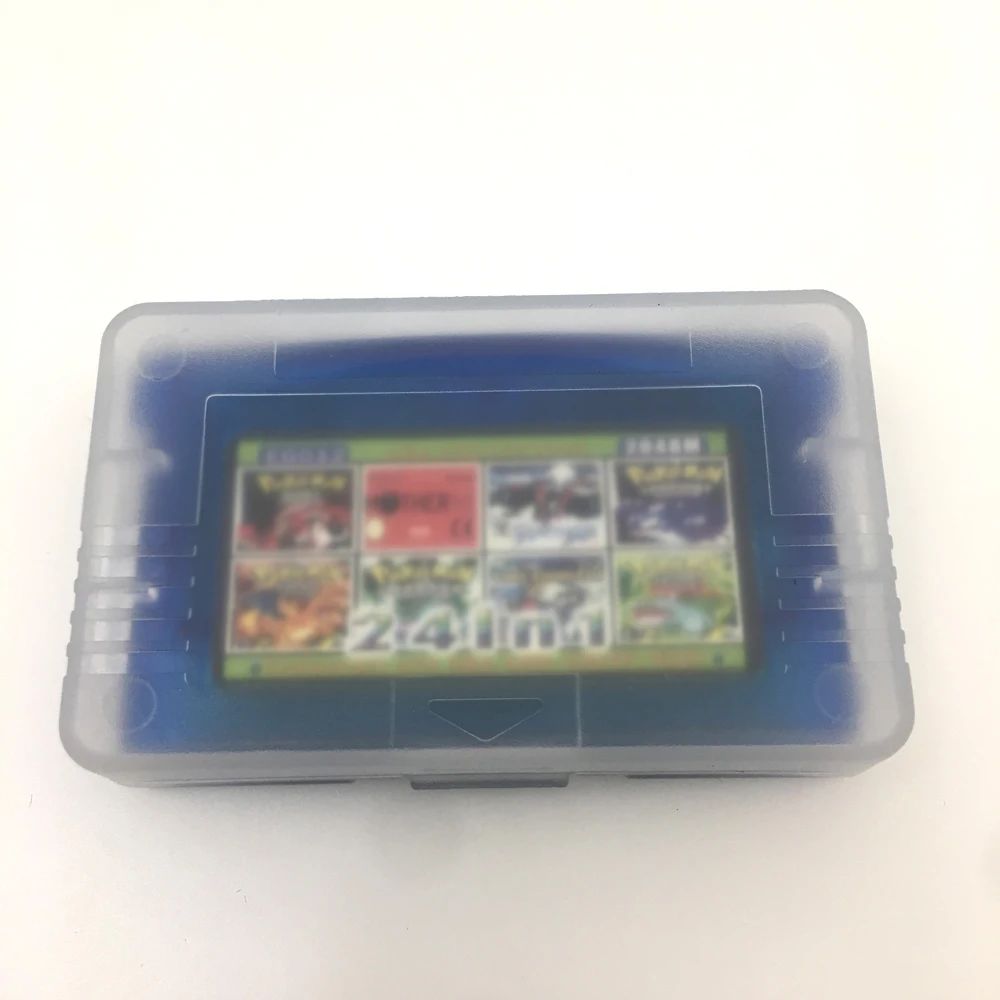 EG012 24 IN 1 Video Game card Cartridge Multi Games With Protective case For Game Boy Advance GBA console