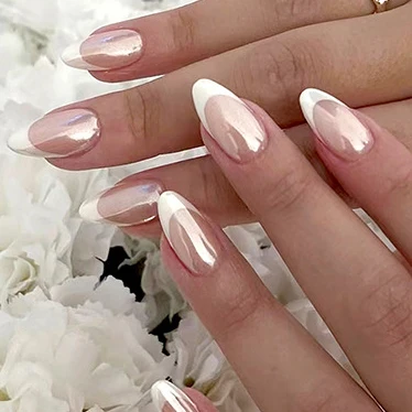 Autumn/Winter Gentle Nude Pink And Brown Short Press On Nails Embrace The Cozy Season Exuding Warmth And Femininity