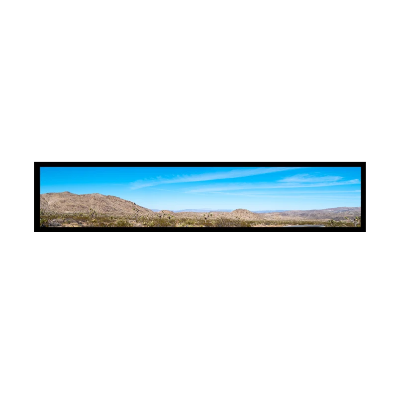 Lcd Screen Stretched Bar Digital Shelf Display/edge Display/wide Lcd Panel Sign 37.6 Inch
