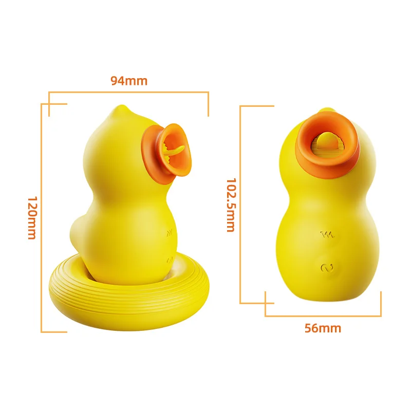 Duck Shape Tongue Licking Vibration Massager Clitoris Stimulation G Spot Breast Vaginal Pussy Sex Toys Vibrator For Women