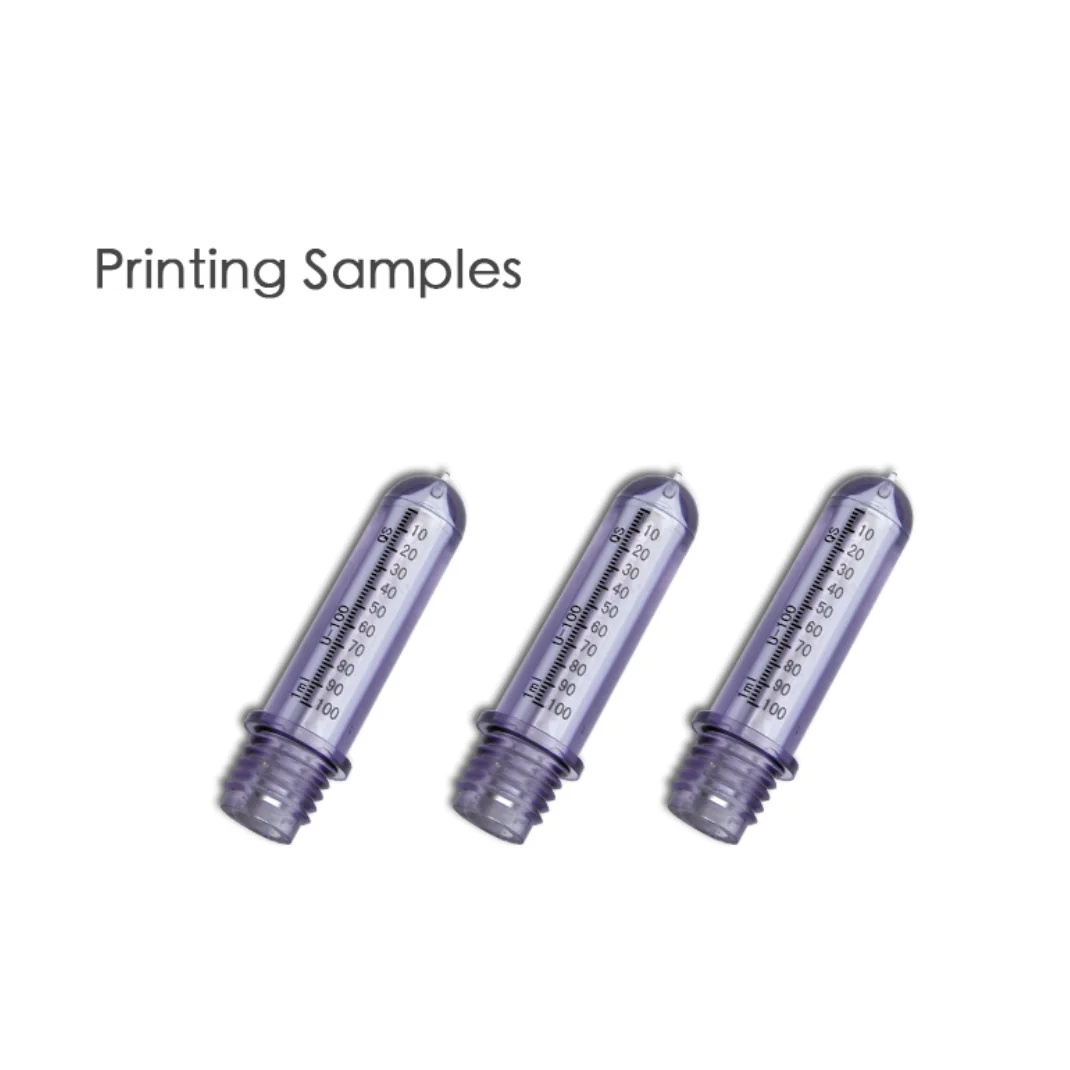 High-productivity Sterile arterial blood gas syringe  With safety cover syringe printing machine  Zhejiang Huanchou