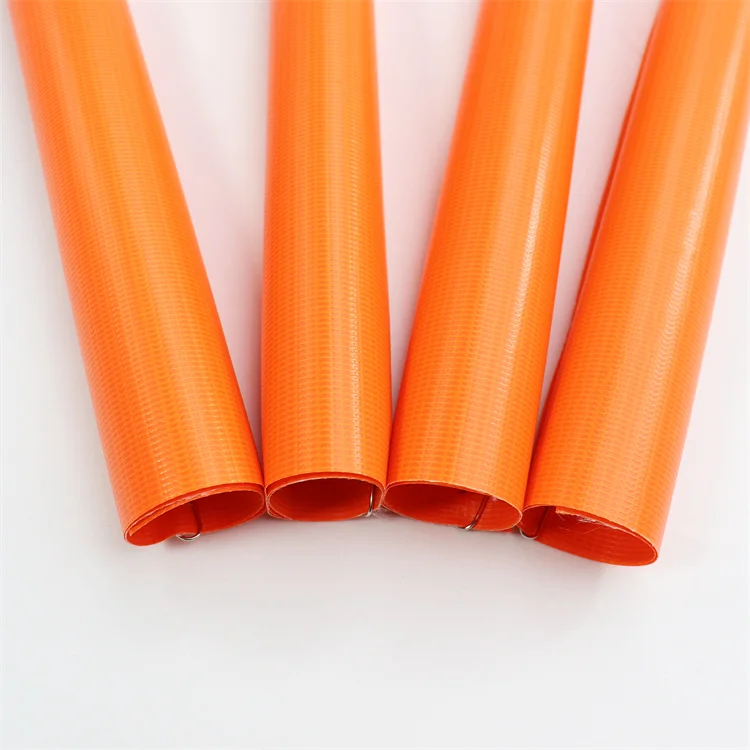 Industrial Tarpaulin Orange Fabric export to Vietnam Laminated Coated PVC Tarpaulin