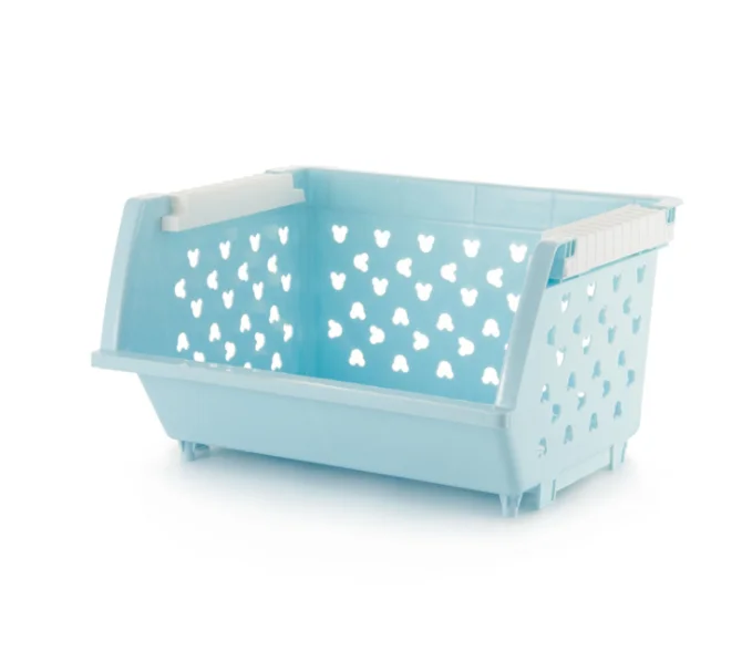 Портативный кухонный органайзер для хранения, пластиковая корзина с ручкой