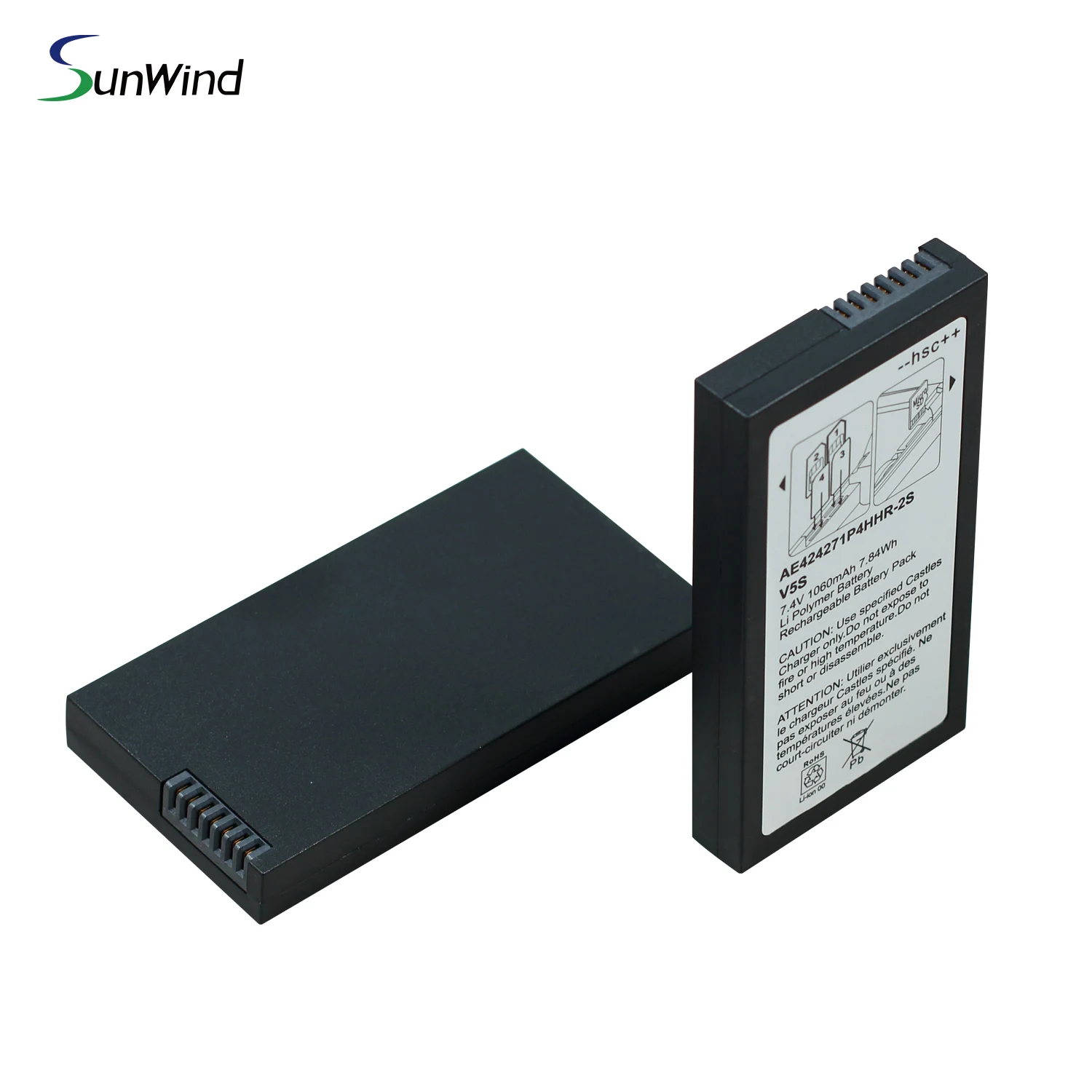 Factory Wholesale Lithium 18650 Battery POS Castles V5 V5S VEGA5000 1060mAh Battery for POS Payment Machine SWLPB