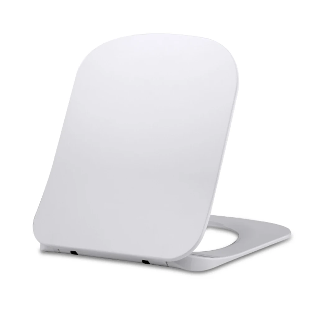 Оптовая продажа с завода, тонкое квадратное сиденье с крышкой, мягкое закрытое сидение для унитаза UF Duroplast