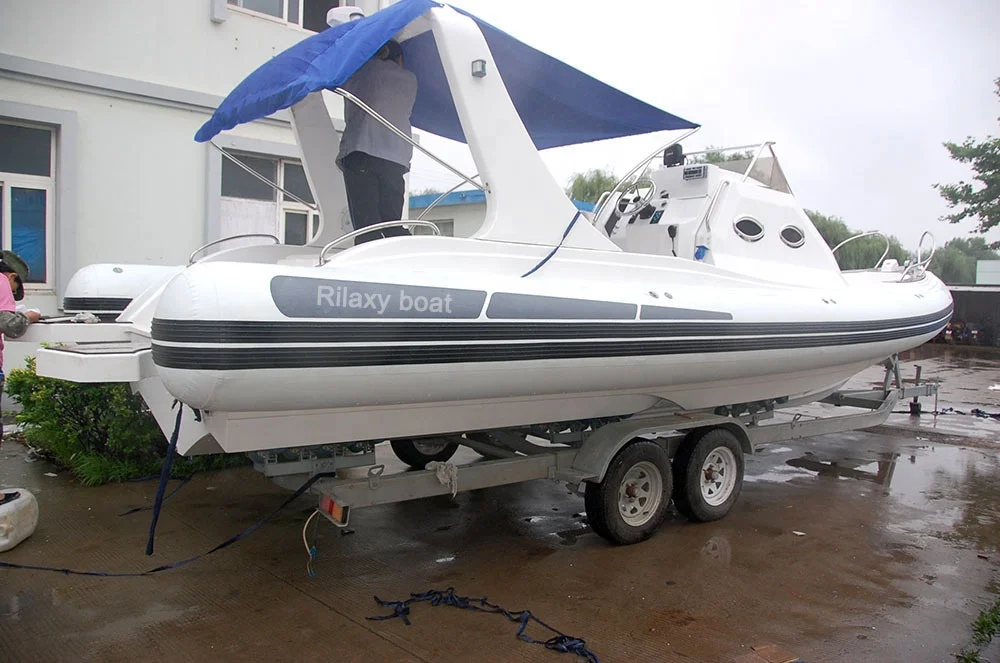 Роскошная ребристая лодка Rilaxy с глубоким V-образным вырезом, максимальная скорость Q960, 62 узла