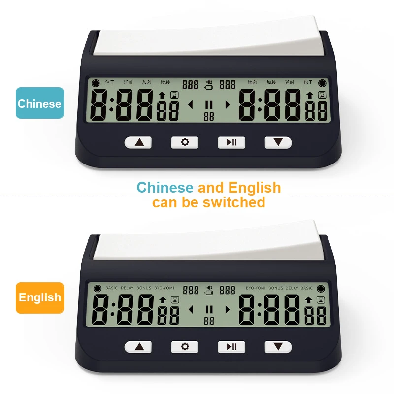 Digital Chess Timer Clock Professional Chess Game Multifunctional Board Game Timer Digit Chess Clock