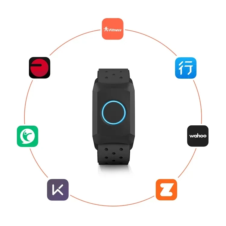 Wholesale Portable Electronics Bluetooth5.0 ANT+ Heart Rate Monitor Armband Fitness Tracker Sensor Wristband