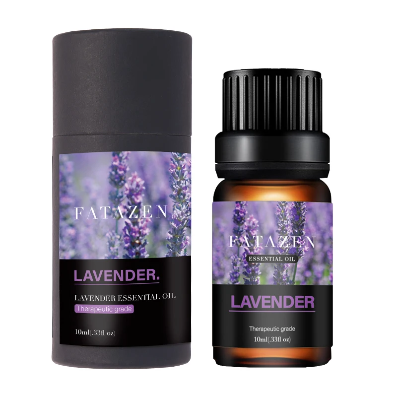 FATAZEN Private Label Body Care Products Organic Vegan Skincare Essential Oil 100% Pure Natural Plant Lavender Body Massage Oil