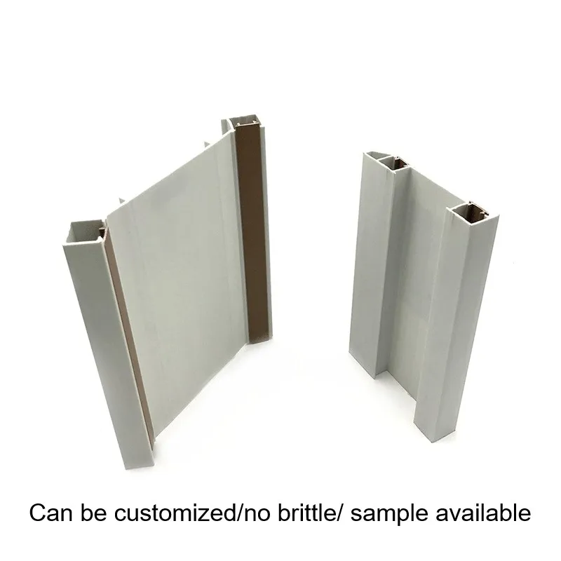 FULGOR Plastic PVC Corner Line Irregular Profile Mould for Container Wall Edge Decoration