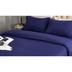 Bed sheet sale 4 pieces flat / fitted bed sheets & pillowcases cooling microfiber bed sheet set