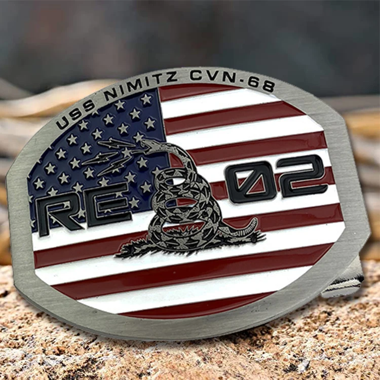 Manufacture Make Your Own Logo High Quality Gold Plated Metal Custom Engraved Belt Buckle For Men